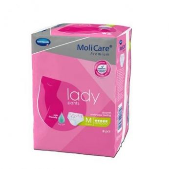 MoliCare Lady Pants 7 kapek M kalhotky navlékací 8 ks